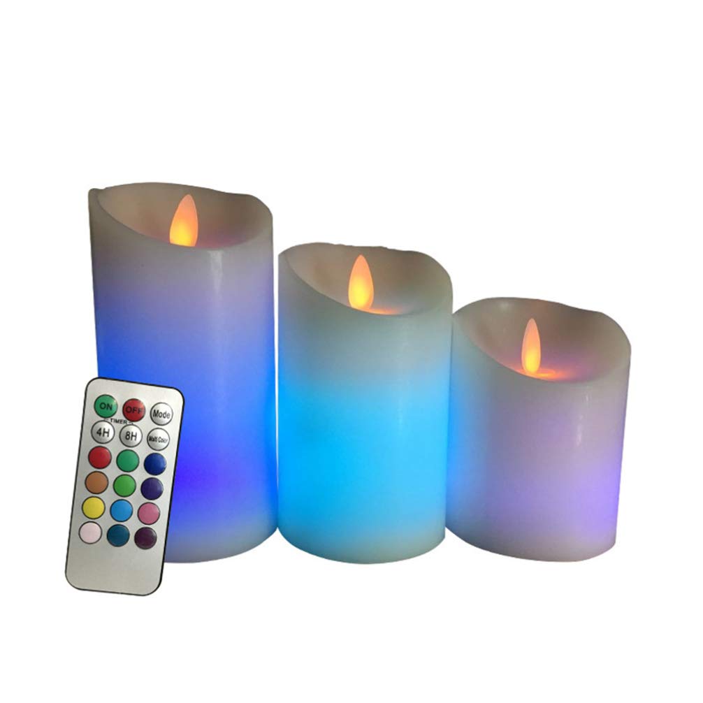 Uonlytech 4-Pack Flameless LED Flickering Candles with Remote Control - Battery Operated Tealights for Home Decor, Wedding, Party & Romantic Ambiance