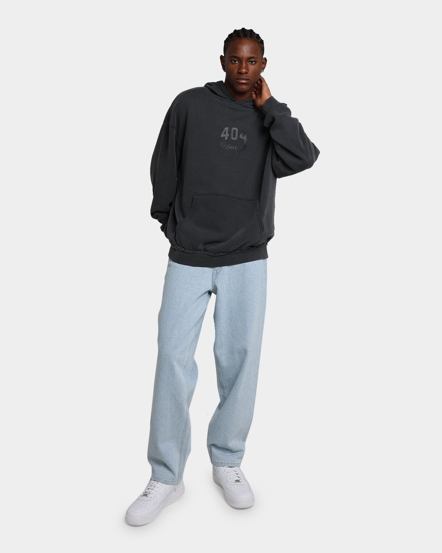 Vintage 404 Flight Hoodie - Charcoal Grey | Retro Airplane Graphic Sweatshirt for Men & Women | Perfect for Casual Wear, Street Style & Aviation Enthusiasts