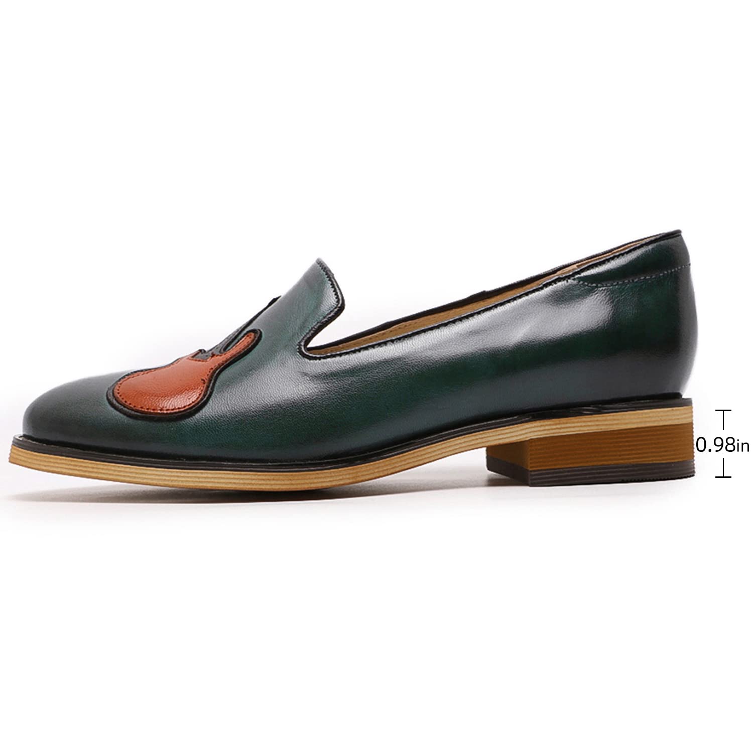 Women's Leather Penny Loafers Slip On Flats - Comfortable Office & Casual Shoes for Ladies - Perfect for Work, Travel and Everyday Wear