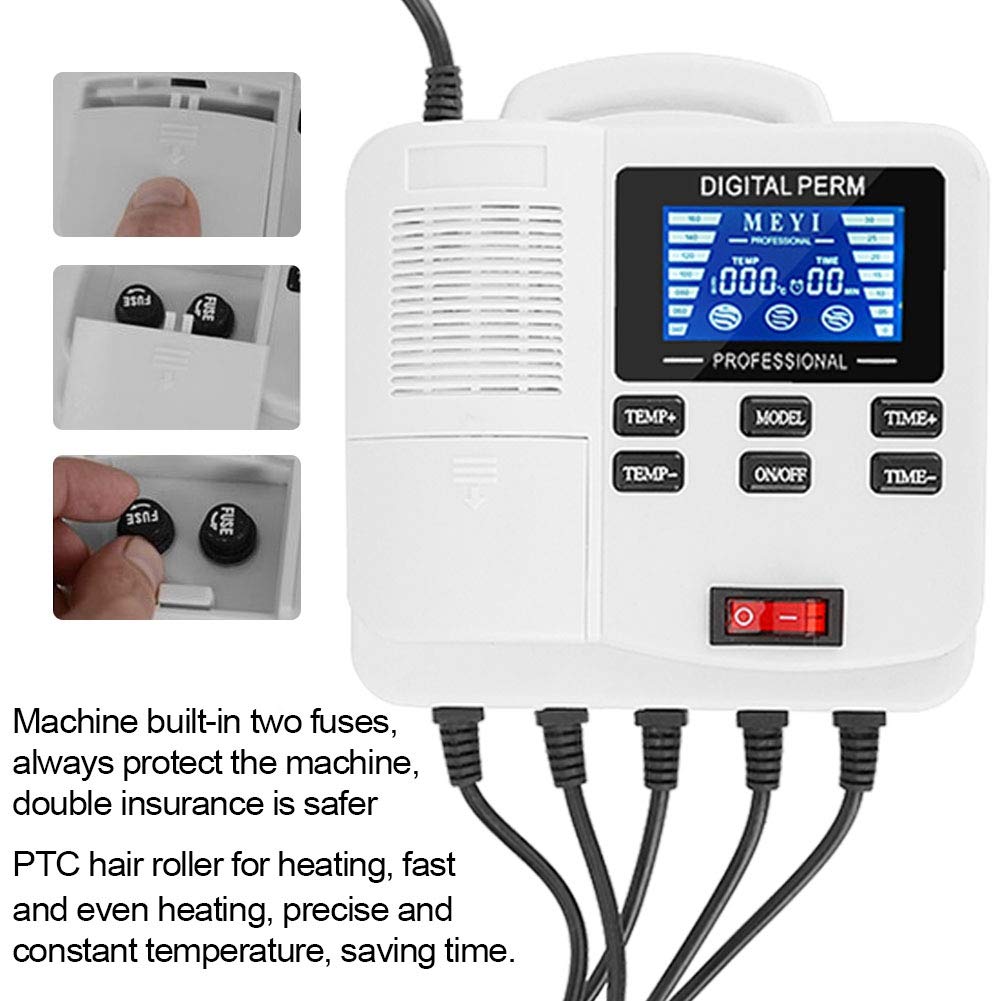 Professional Curling Roller - Portable Digital PTC Heating Hair Perm Machine with Styling Rollers (EU Plug) | Perfect for Salon, Home Use & Travel Hair Styling