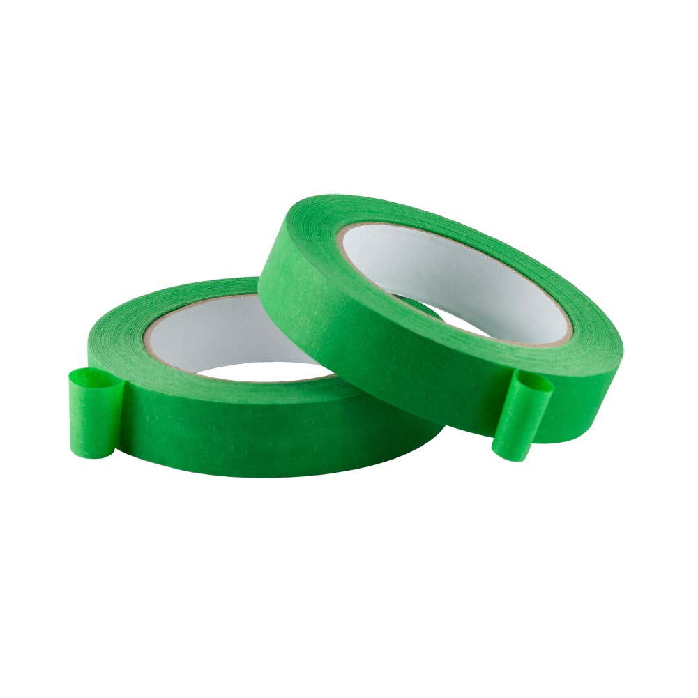 Lichamp 10-Piece Blue & Green Painters Tape Set - 1 Inch Wide for Home Painting, DIY Projects, Wall Protection & Crafting