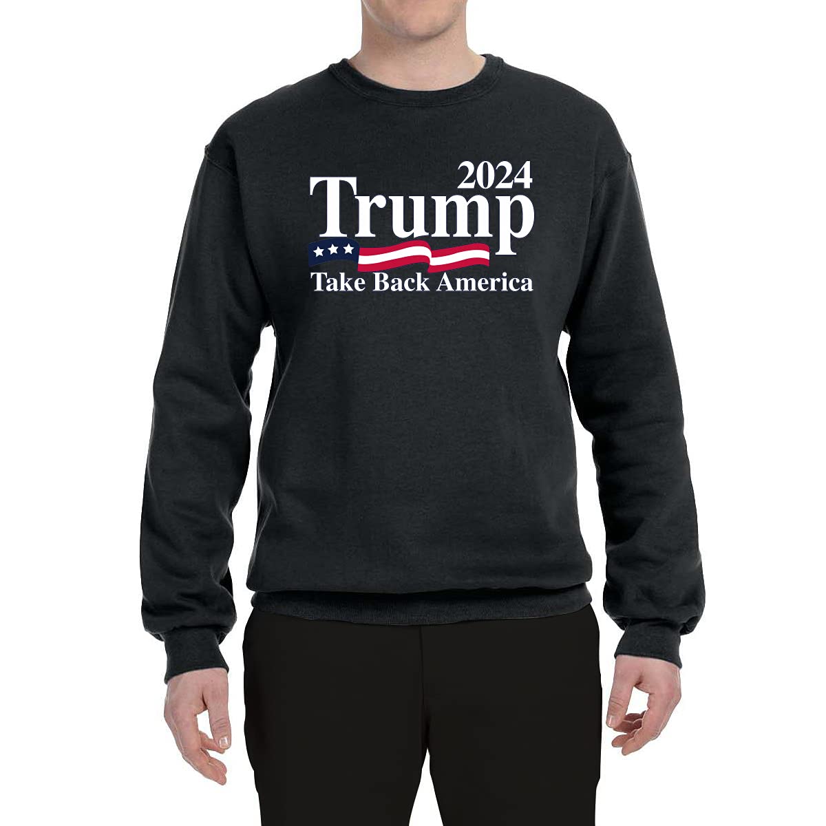 Wild Bobby Trump 2024 Take Back America Political Unisex Crewneck Graphic Sweatshirt - Patriotic Election Merchandise for Supporters & Campaign Events