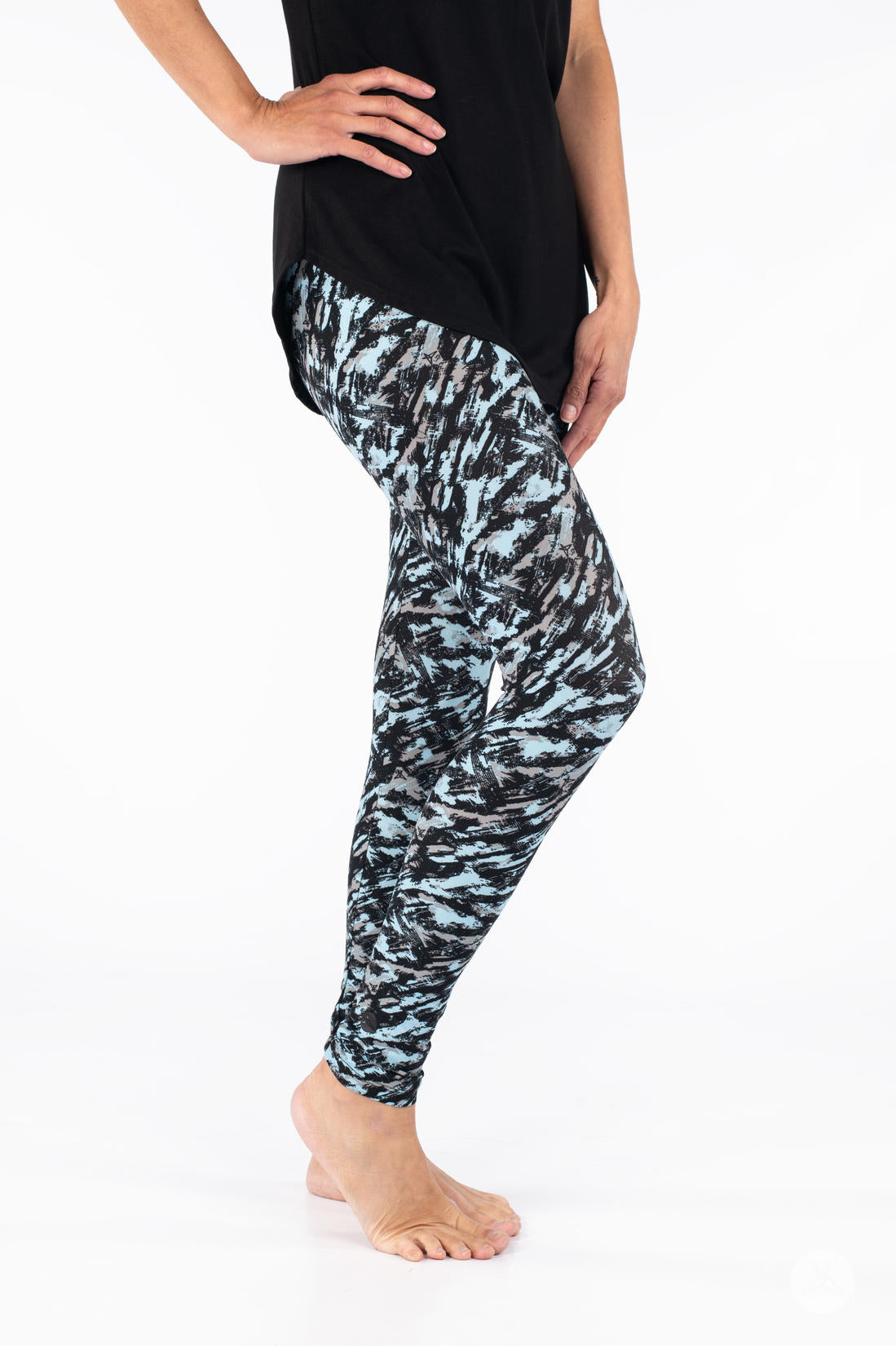 Mesmerized Patterned Leggings for Women - Stylish Printed Yoga Pants with High Waist & Stretchy Fabric - Perfect for Workouts, Yoga, Running & Casual Wear