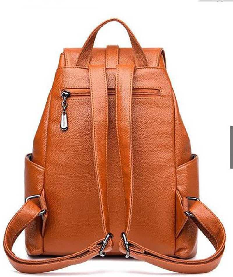Stylish 10L Small Backpack for Women & Girls - Convertible Handbag & Shoulder Bag in Brown - Perfect for School, Travel & Everyday Use