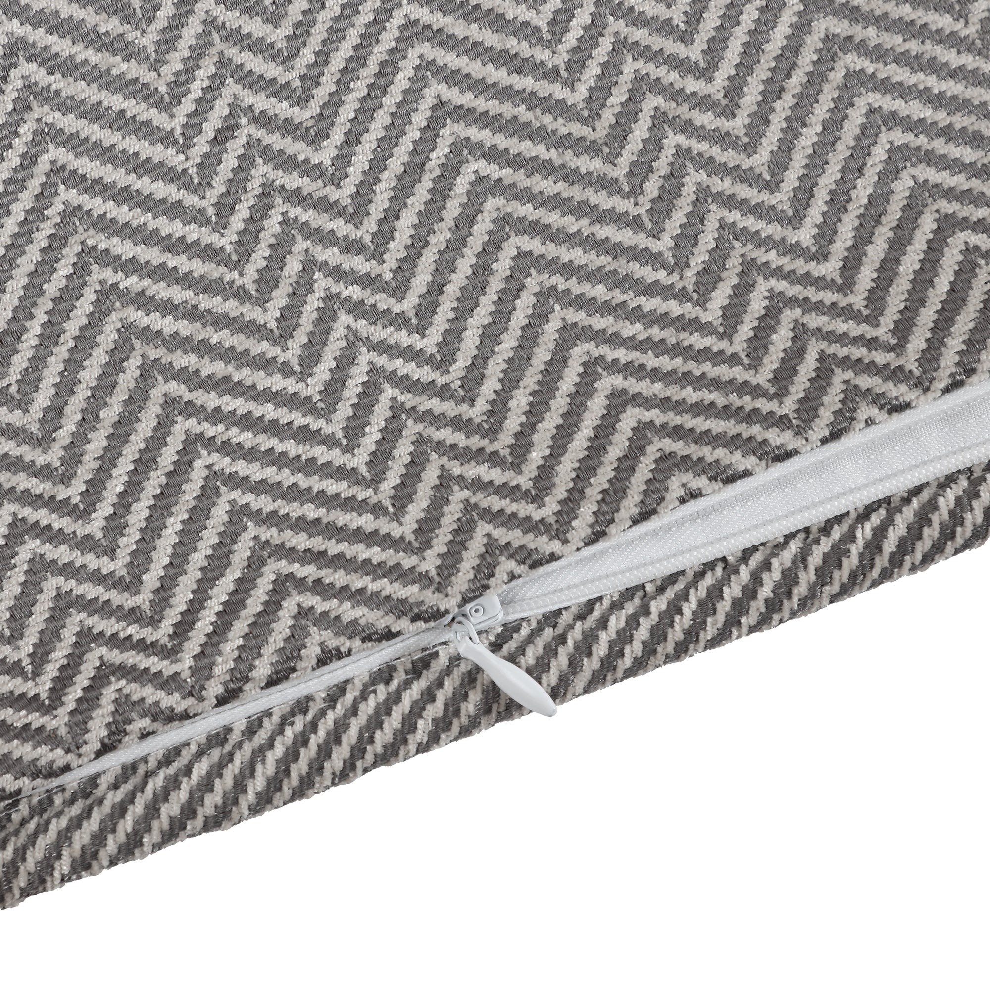 Orthopedic Lumbar Support Pillow with Herringbone Buckle Design - Memory Foam Back Cushion for Office Chair, Car Seat & Home Use - Relieves Lower Back Pain & Improves Posture