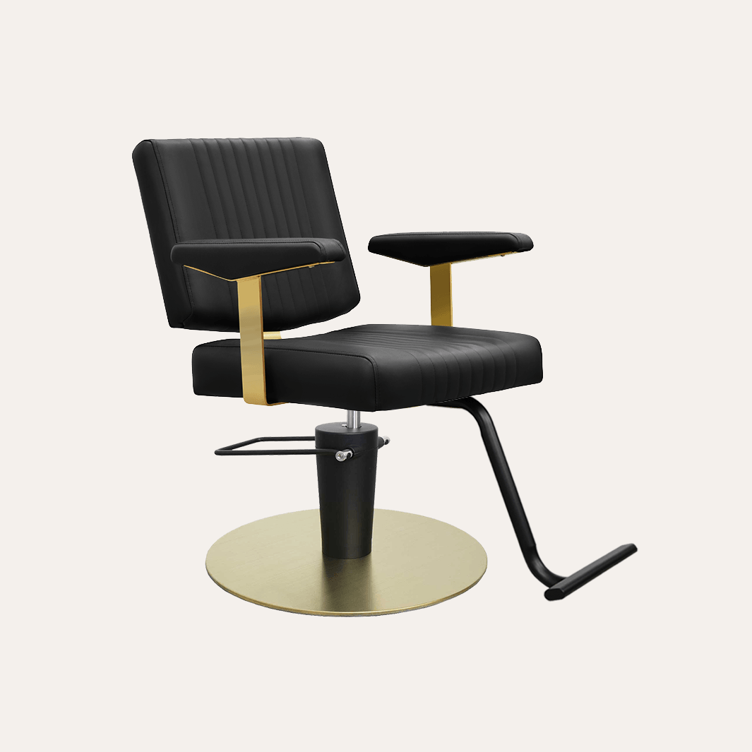 ATHENA Professional Salon Chair - Adjustable Hydraulic Styling Chair for Hairdressers & Barbers - Perfect for Salons, Barber Shops & Home Use