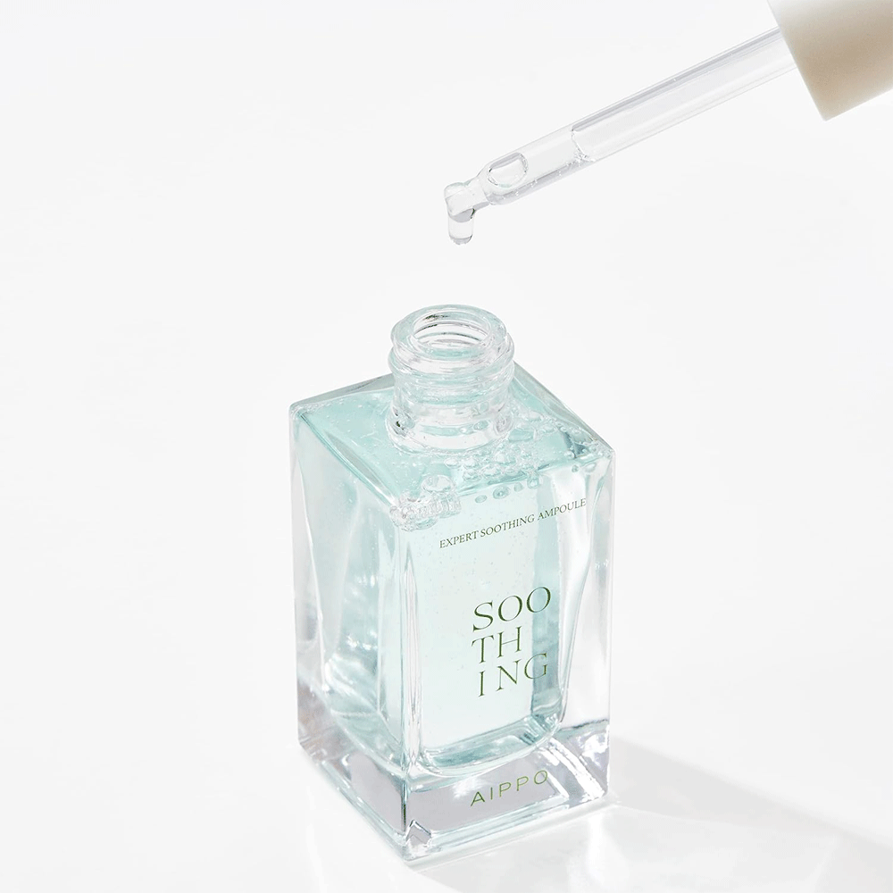 AIPPO Expert Soothing Ampoule 30ml - Hydrating Facial Serum for Sensitive Skin | Reduce Redness & Calm Irritation | Perfect for Post-Treatment Care & Daily Skincare Routine