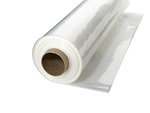 **A&A Green Store 4-Year 6 Mil Clear Greenhouse Plastic Cover – UV Resistant Polyethylene Film (24' x 50') for Plant Protection & Gardening**    **Usage:** Ideal for greenhouses, hoop houses, plant nurseries, and outdoor gardening to extend growing seasons and protect plants from harsh weather.