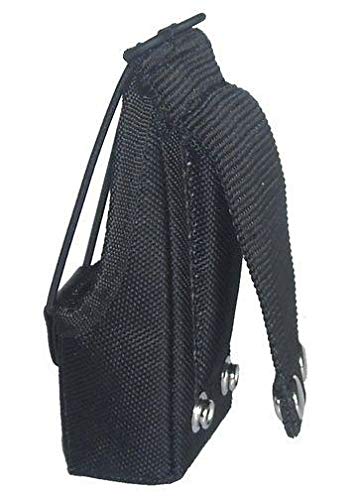 Durable Nylon Carry Case for Motorola EX600 XLS Two-Way Radio with Fixed Belt Loop - Protective Holster for Walkie Talkie | Perfect for Construction, Security & Outdoor Activities