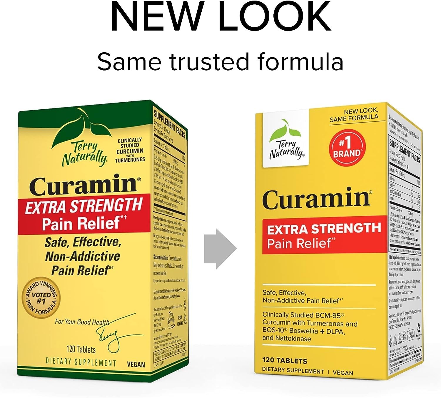 Terry Naturally Curamin Extra Strength - Premium Curcumin & Boswellia Supplement for Joint Support, Muscle Health & Circulation - 120 Tablets (Pack of 2) - Ideal for Active Lifestyles & Post-Workout Recovery