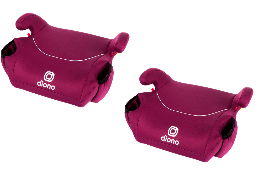 Diono Solana Backless Booster Car Seat (2 Pack) - Lightweight & Comfortable for Kids 3-12 Years - Perfect for Travel, School & Family Road Trips