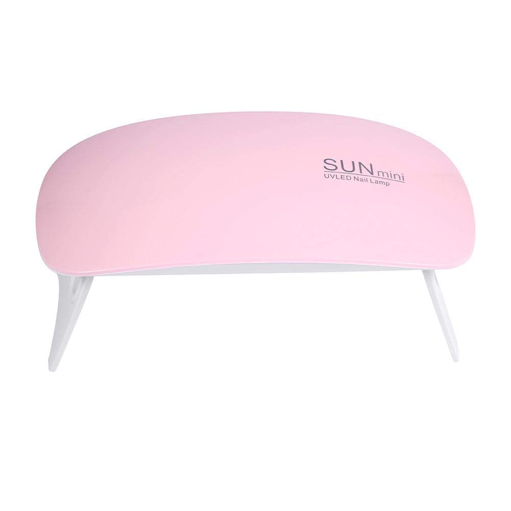 URBANMAC Mini UV LED Nail Lamp - 6W Portable USB Nail Dryer for Gel Polish Curing, 2 Color Options - Perfect for Home Manicure, Nail Art & Salon Use (02)