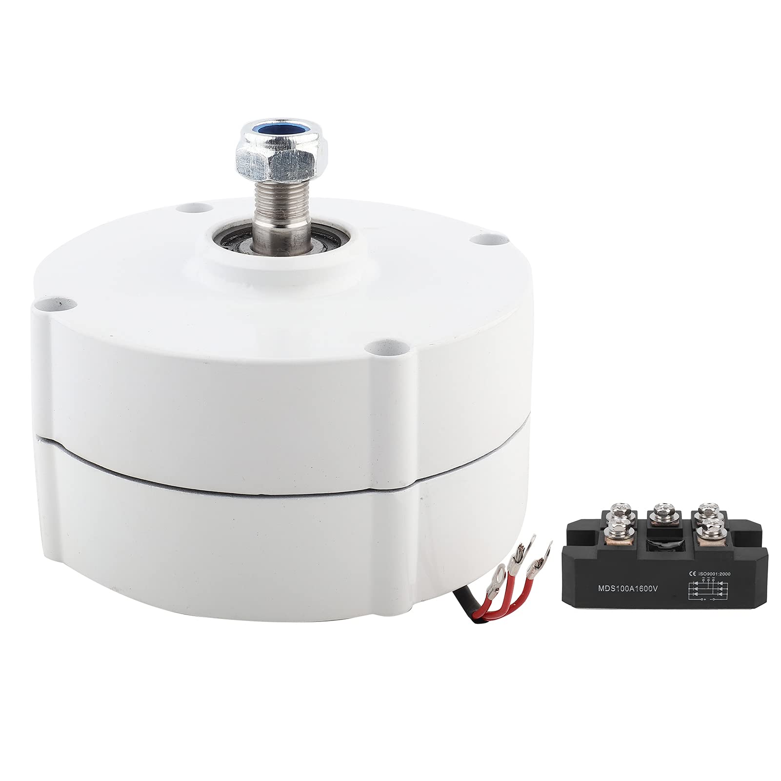 300W 3 Phase Permanent Magnet Generator - AVAN NdFeB Alternator with 12V Rectifier for Wind Turbine, Hydro Power & Off-Grid Energy Systems