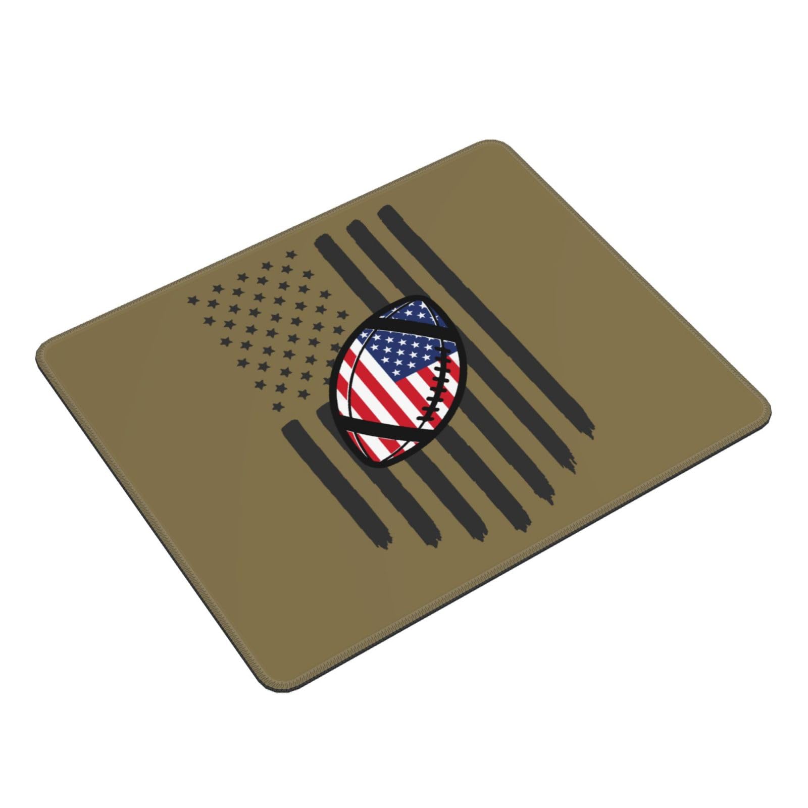 Waterproof Non-Slip Rubber Base Mouse Pad - 10x12 Inch American Football Design for PC, Laptop, Office & Gaming - Perfect for Sports Fans and Gamers