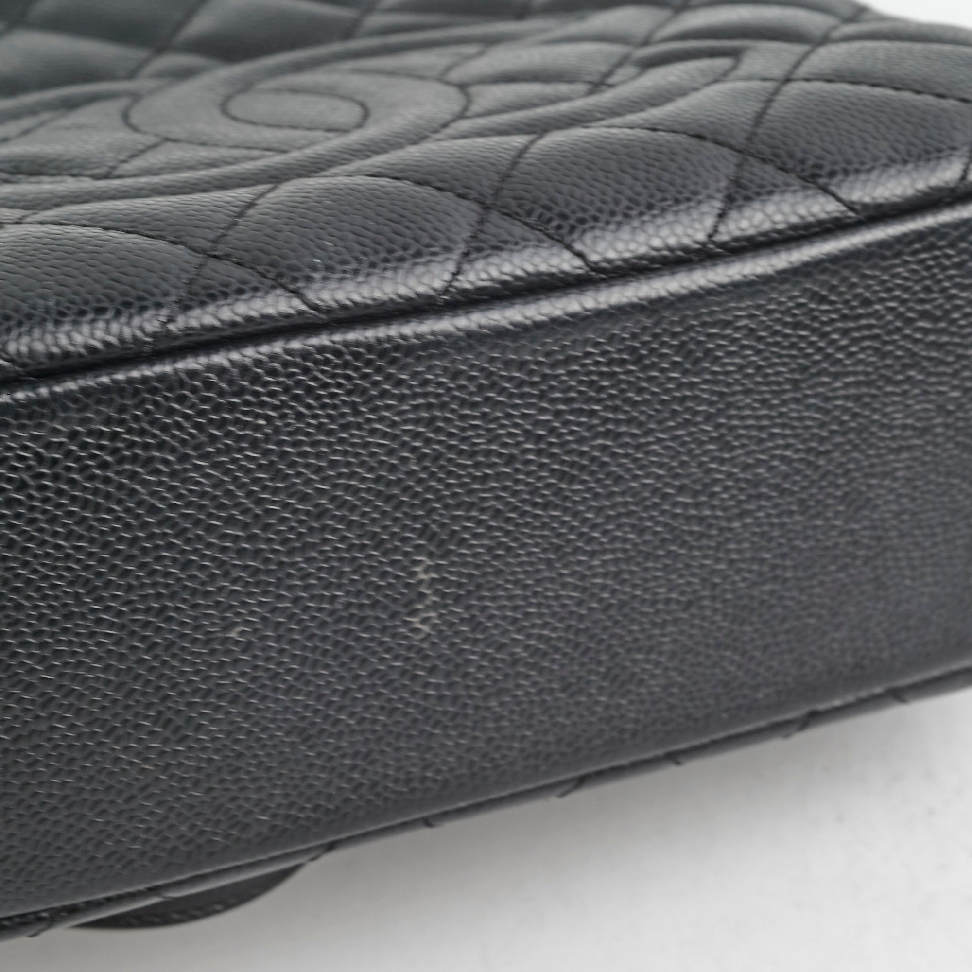 Chanel Caviar PST Petite Shopping Tote Bag - Luxury Black Leather Handbag for Women | Perfect for Work, Travel & Everyday Use