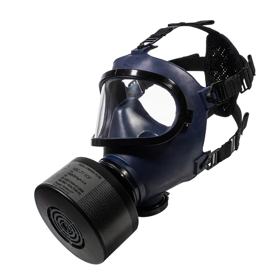 Mira Safety MD-1 Gas Mask - NIOSH Certified for CBRN Protection - Ideal for Emergency Preparedness, Industrial Safety & Survival Gear