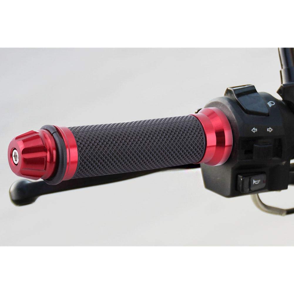 Keenso CNC Aluminum Motorcycle Handlebar Grips 7/8