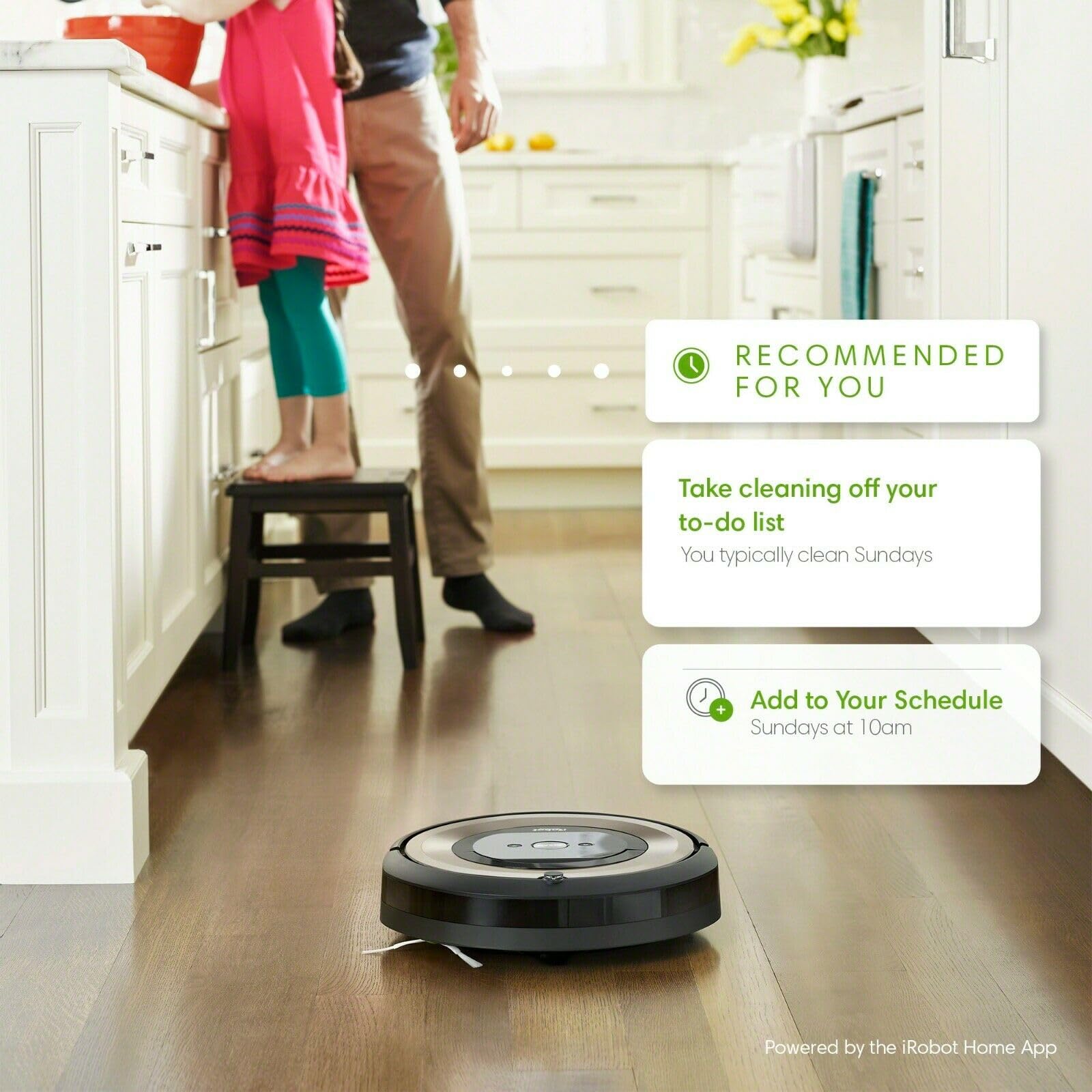 iRobot Roomba E6 (6199) Wi-Fi Connected Robot Vacuum - Works with Alexa, Self-Charging, Ideal for Pet Hair, Carpets & Hard Floors (Renewed) | Perfect for Homes with Pets, Daily Cleaning & Smart Home Integration
