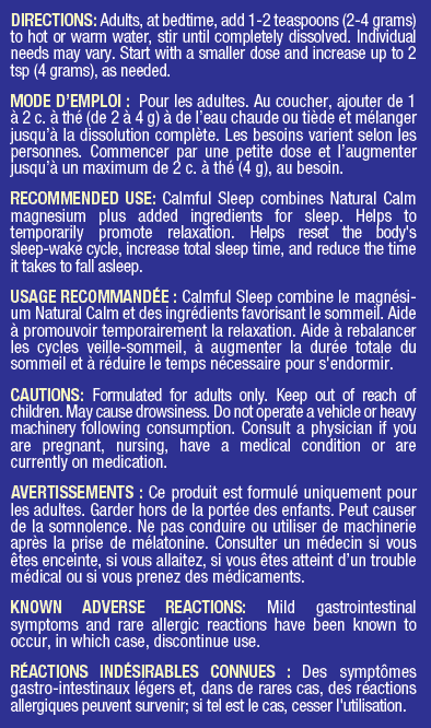 Natural Calm Sleep Supplement - Mixed Berry Flavor (4 oz) | Magnesium Citrate for Relaxation & Better Sleep | Perfect for Nighttime Stress Relief & Insomnia Support