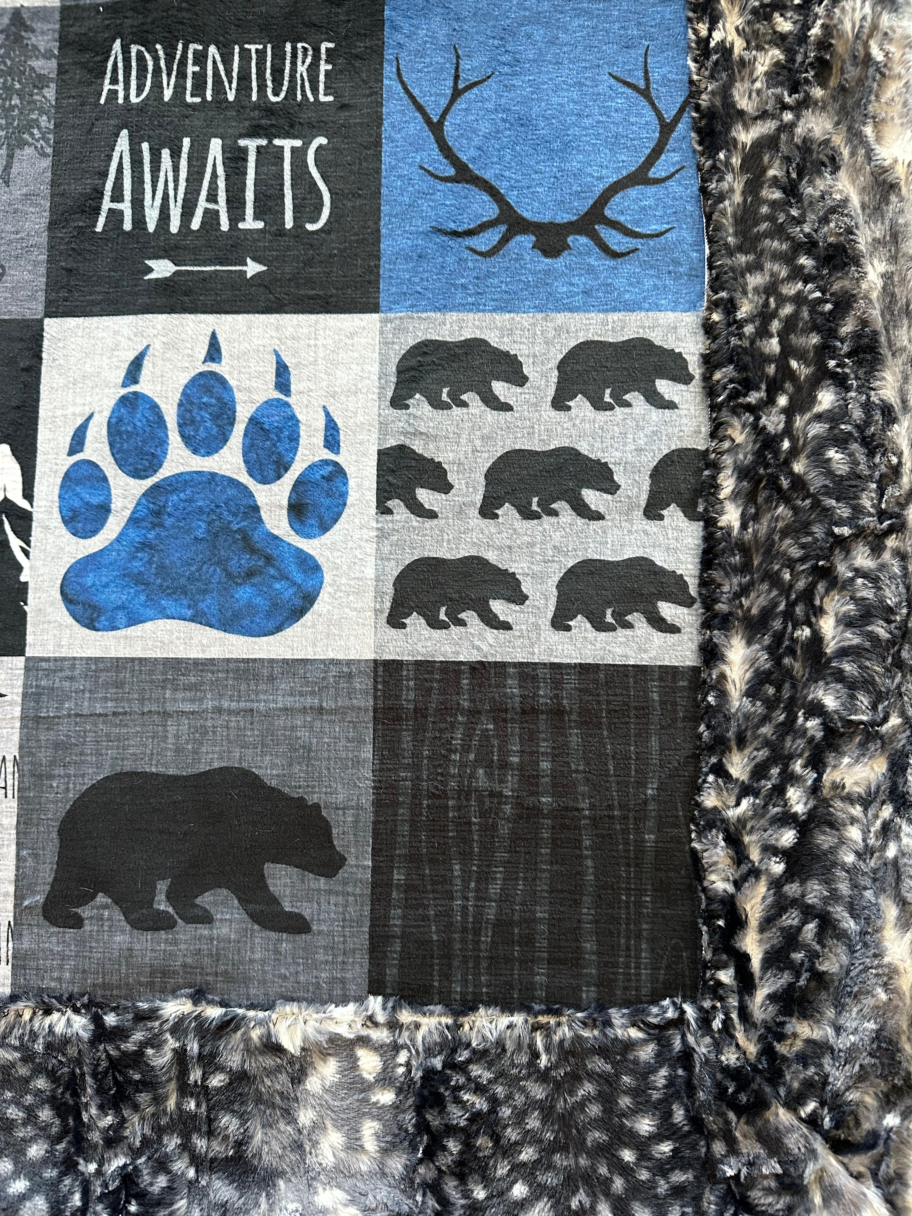 Luxe Cuddle 54x79 Large Soft Blanket for Bed, Couch & Outdoor Adventures - Cozy Throw for Camping, Travel and Home Decor