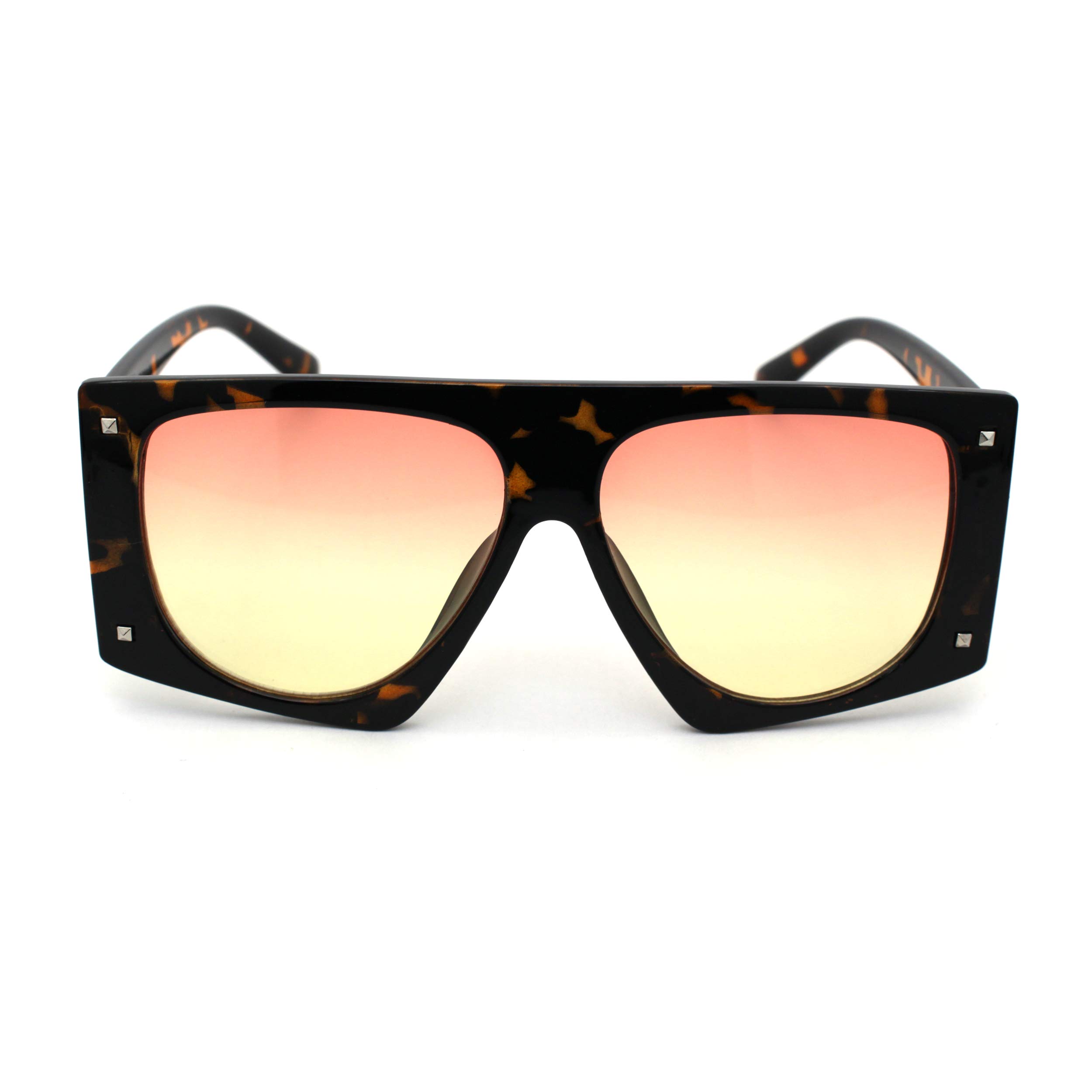 Stylish Square Flat Top Mobster Sunglasses - Thick Plastic Frame for Men & Women - Perfect for Outdoor Activities, Driving, and Fashion Accessories