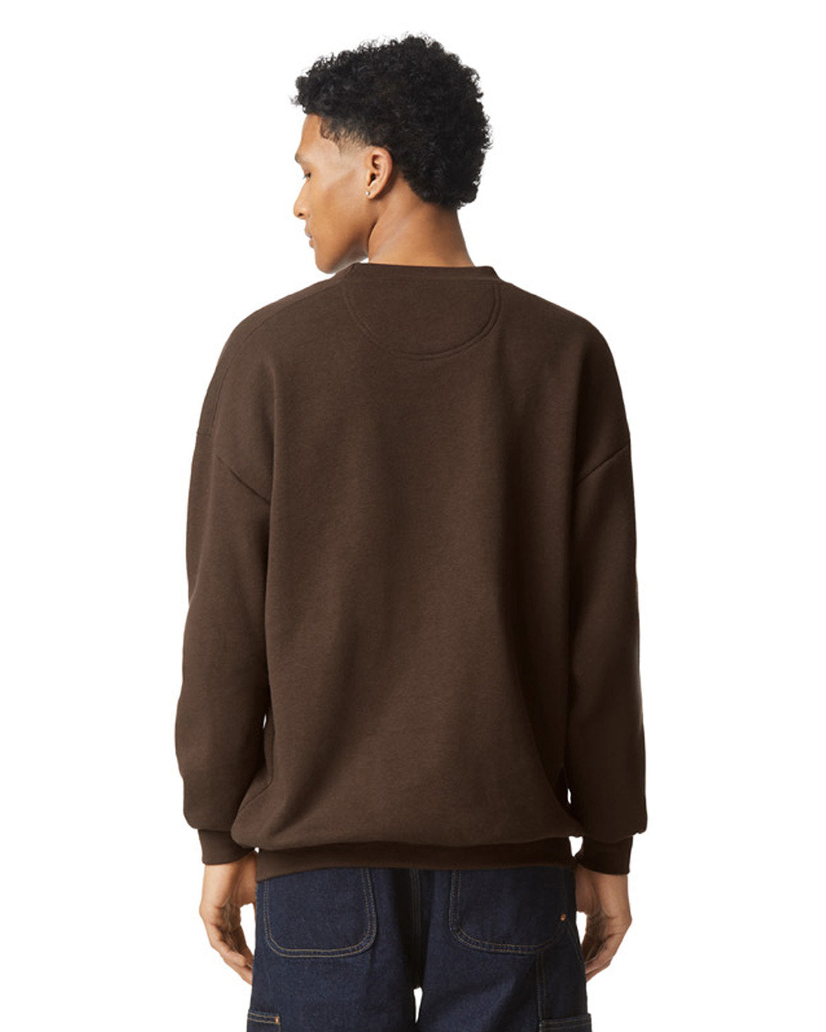 American Apparel RF496 Unisex ReFlex Fleece Crewneck Sweatshirt - Soft Comfortable Pullover for Men & Women - Perfect for Casual Wear, Gym, and Outdoor Activities