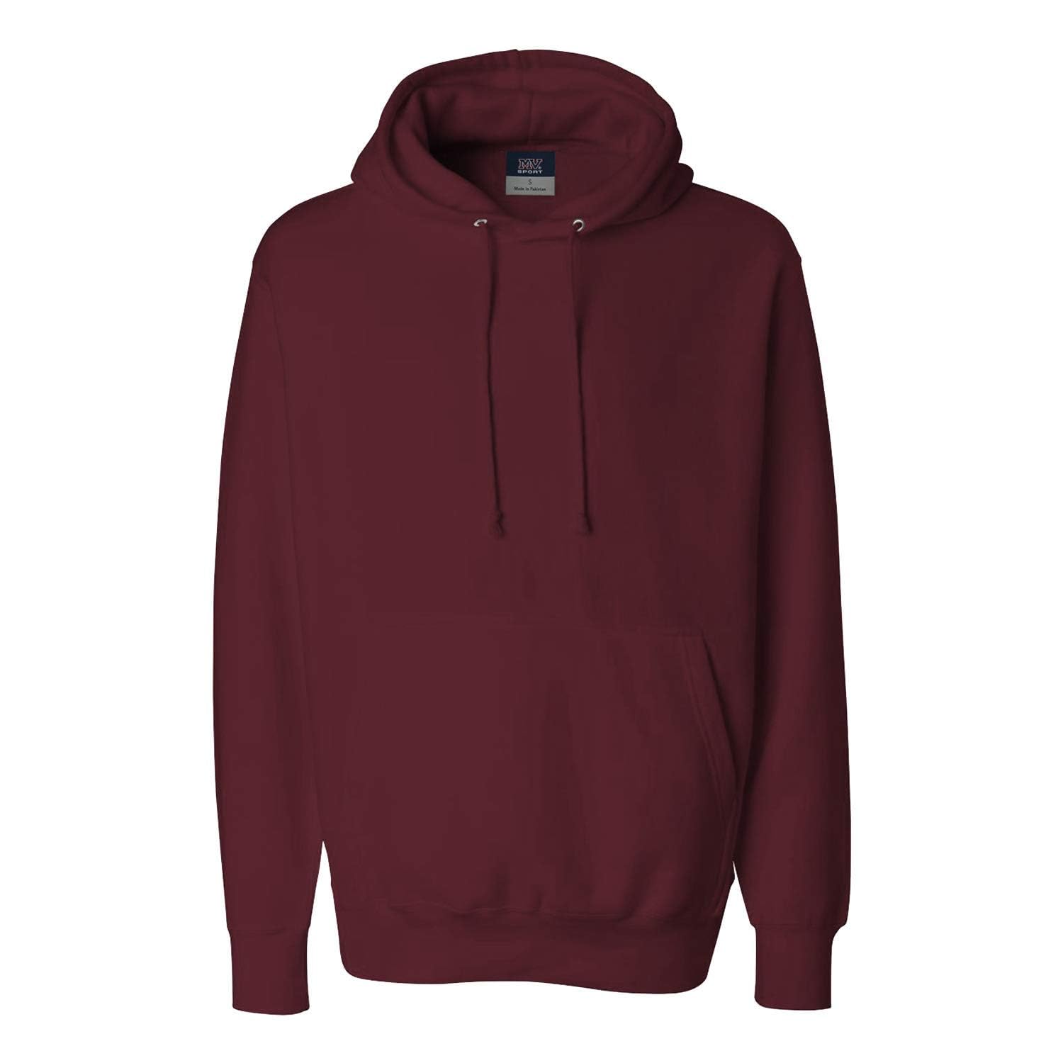 MV Sport Men's Heavyweight Fleece Hoodie - Thick Cotton Pullover Sweatshirt with Drawstring Hood | Perfect for Casual Wear, Gym & Outdoor Activities