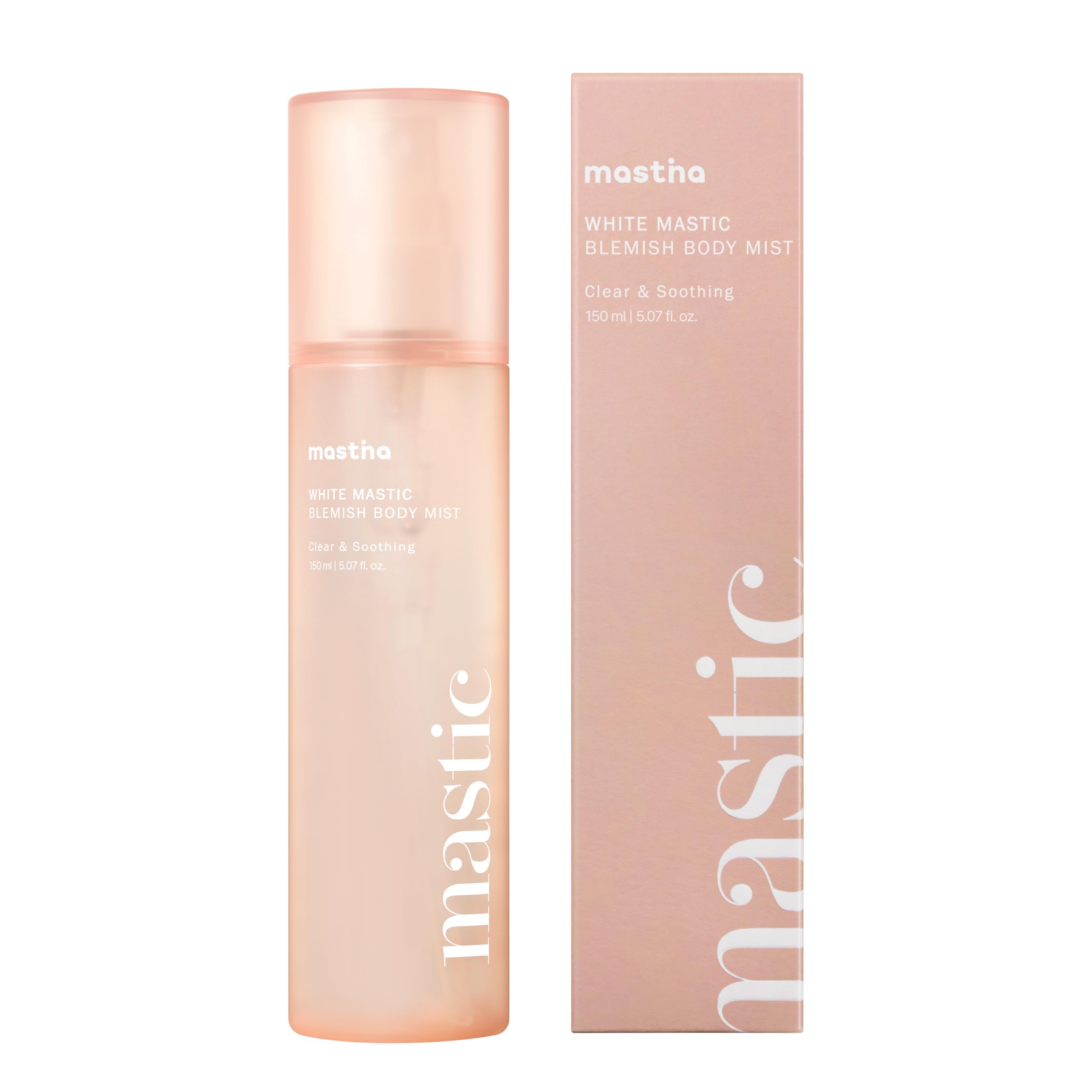 MASTINA White Mastic Body Mist - 5.1oz Soothing & Cooling Body Spray with Fermented Mastic Gum | Hydrating Fragrance for Women | Perfect for Summer, Gym & Daily Use