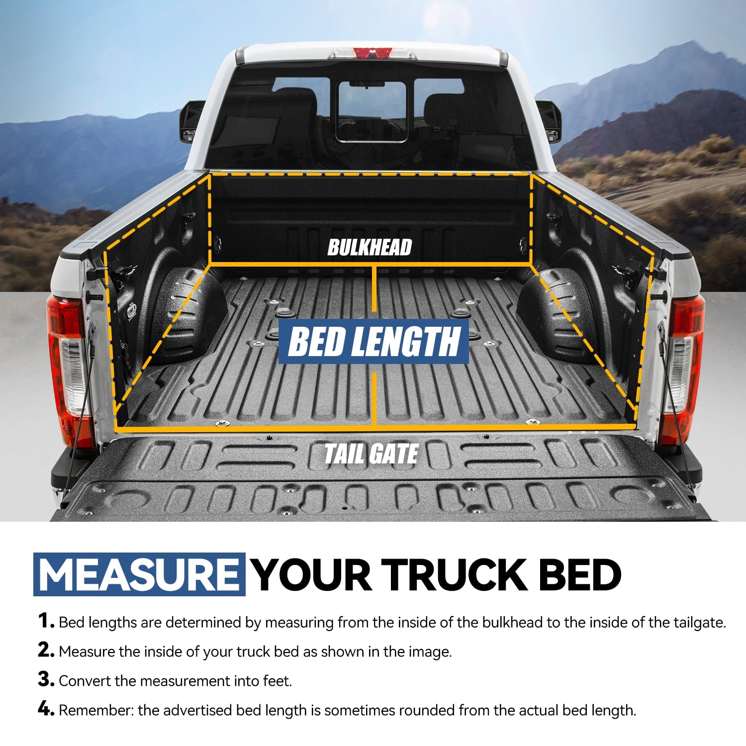 Auto Dynasty Soft Tri-Fold Truck Bed Tonneau Cover for 2014-2019 Toyota Tundra 6.5Ft Bed - Matte Black Vinyl | Waterproof & Durable | Perfect for Hauling Gear & Outdoor Adventures