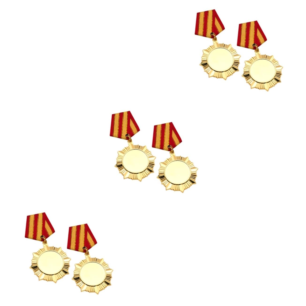 Yardwe Gold Soccer Trophy Medals for Kids - Sports Competition Awards, Winner Stickers - Perfect for Youth Soccer Tournaments, School Sports Events & Achievement Recognition