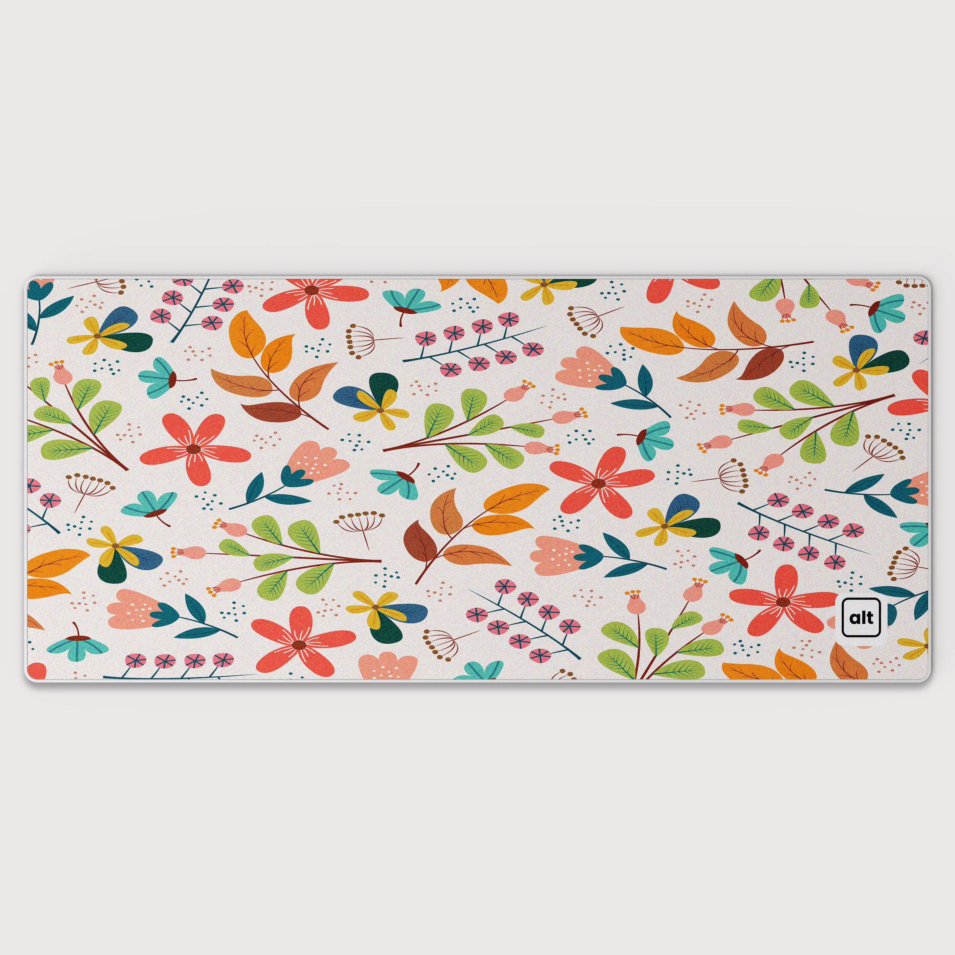 May Flowers Mouse Pad - Cute Floral Design Computer Mousepad for Office & Gaming - Perfect for Work, Study, and Home Use