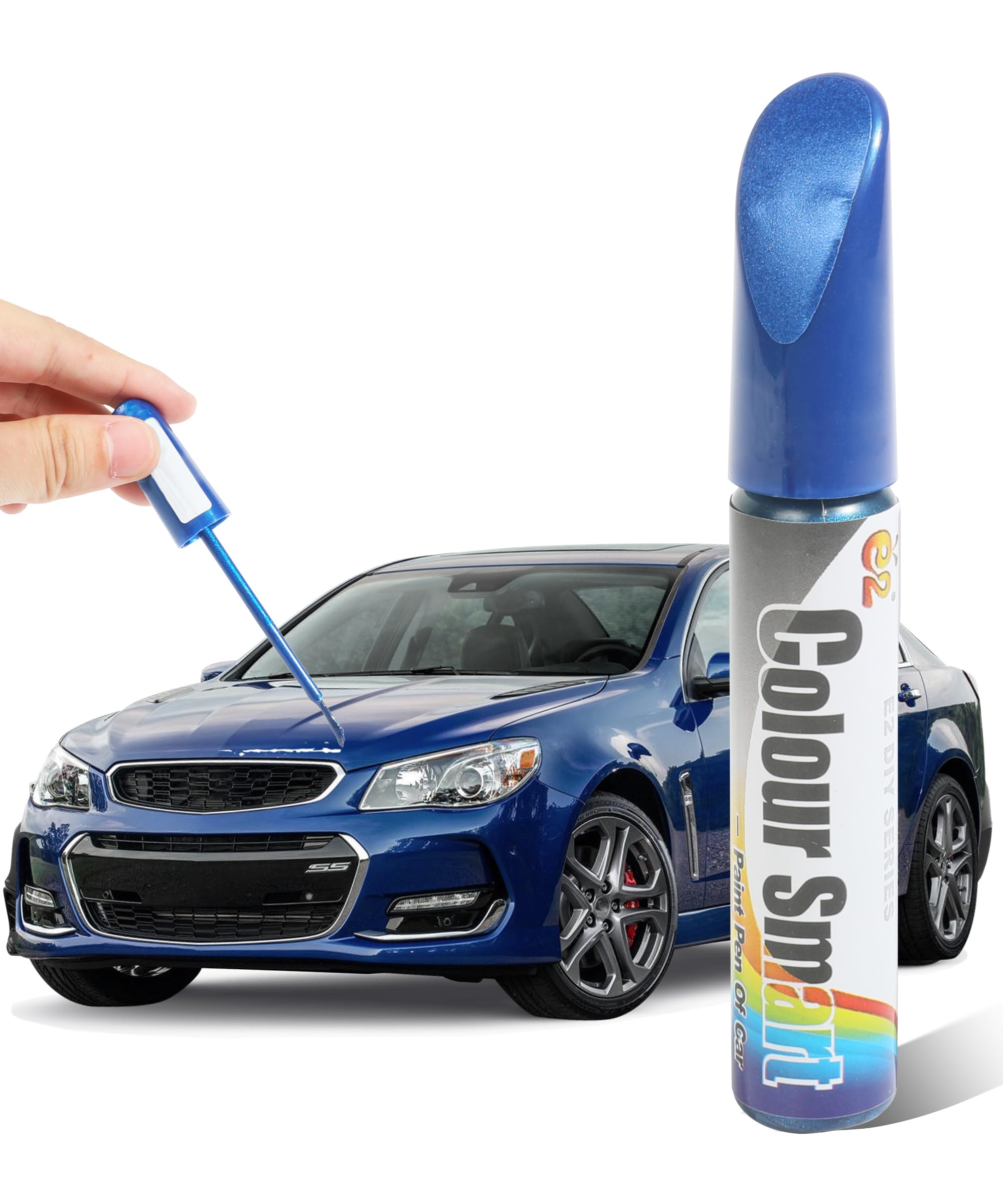Blue Car Scratch Remover & Repair Kit - Universal Touch Up Paint Pen for Deep Scratches on Vehicles | Perfect for Car Accessories, DIY Auto Body Repair & Paint Restoration