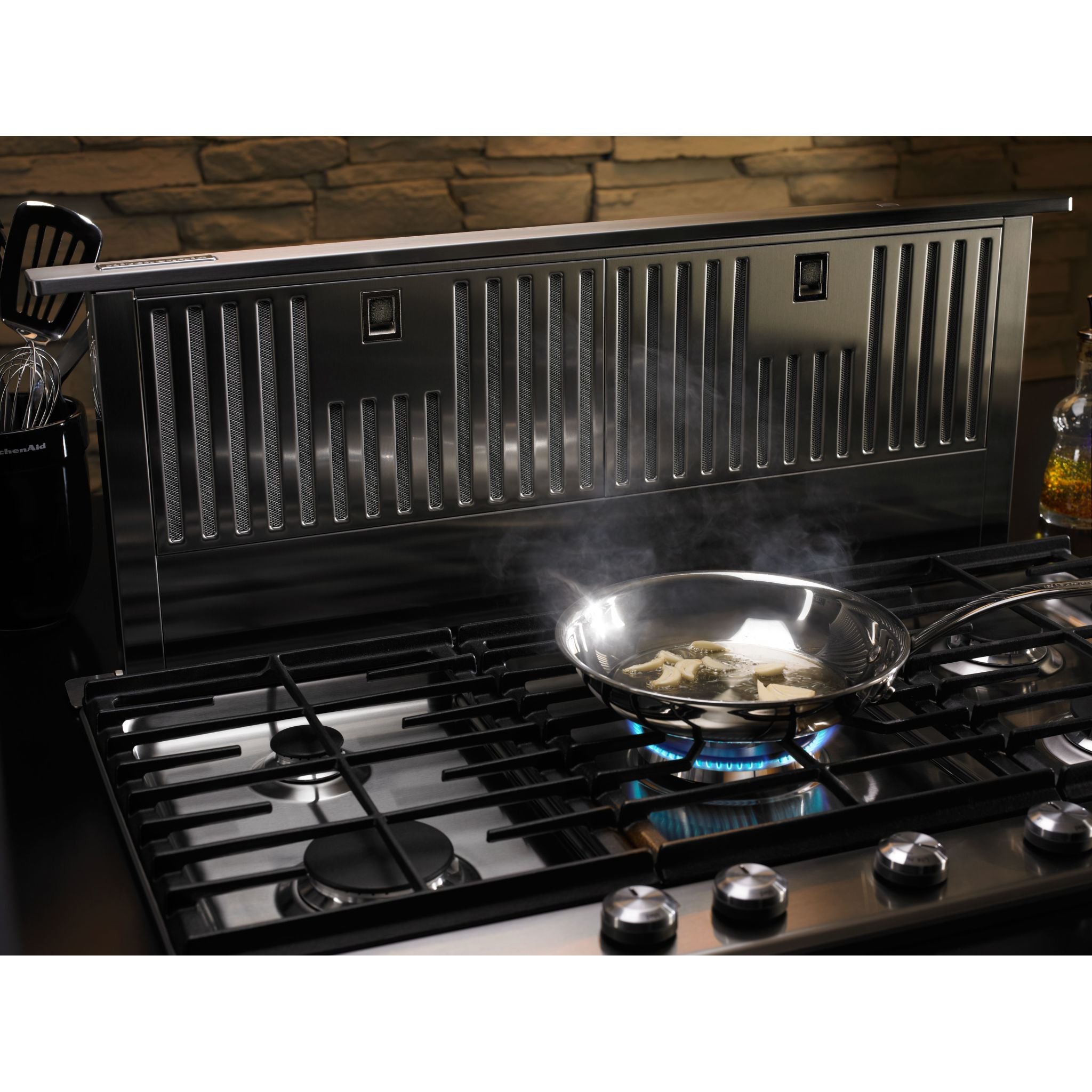 KitchenAid KXD4636YSS Stainless Steel Range Hood - 36 Inch Under Cabinet Kitchen Vent Hood with Powerful Exhaust Fan - Perfect for Modern Kitchens & Cooking Spaces