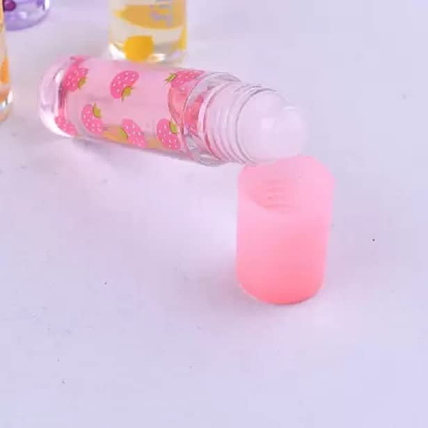 Elecsera 6-Pack Transparent Moisturizing Lip Balm - Fruit Flavored Lip Care for Soft & Hydrated Lips (21.6g) - Perfect for Daily Use, Travel & Gift Giving