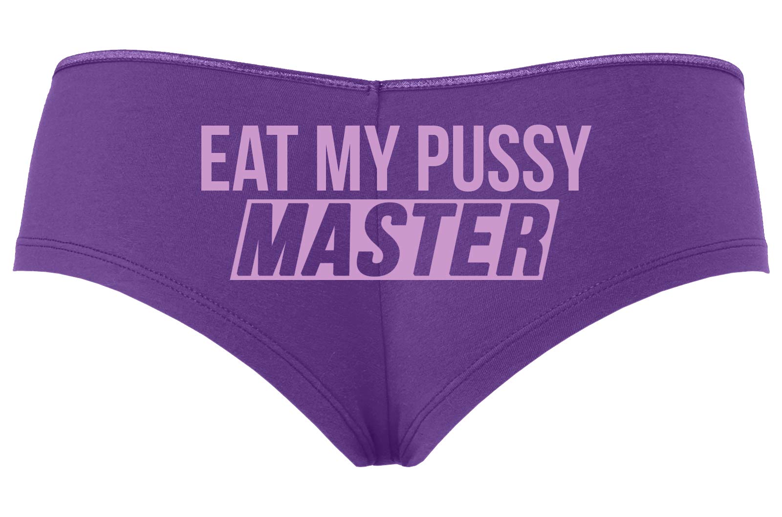 Sexy Purple Lace Boyshort Panties for Women - Playful & Seductive Lingerie for Oral Sex & Intimate Moments