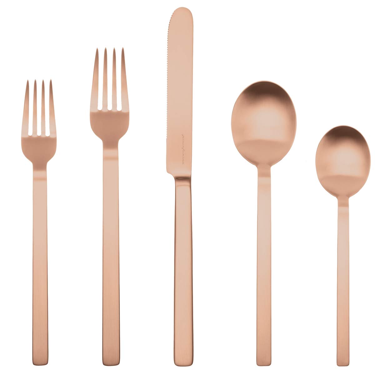 Elegant Bronze Ice Finish 5-Piece Place Setting Set - Perfect for Formal Dinners & Special Occasions