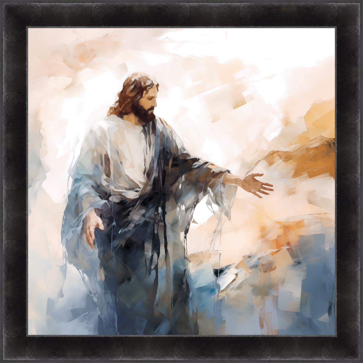 Come Unto Me Large Wall Art - Inspirational Christian Home Decor for Living Room, Bedroom & Office - Perfect for Gifts & Spiritual Spaces
