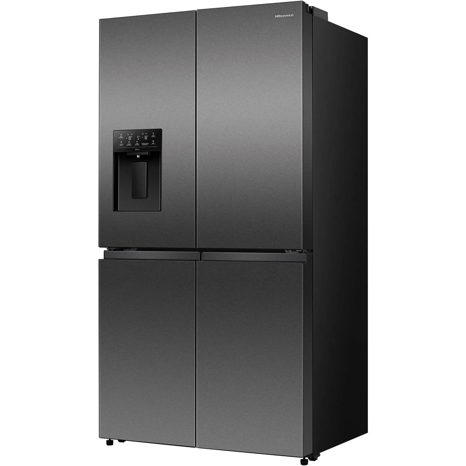 Brand New Hisense HRCD640TBW 640L French Door Refrigerator - Non-Plumbed Water & Ice Dispenser, 3-Year Warranty | Perfect for Modern Kitchens, Large Families & Entertaining Guests