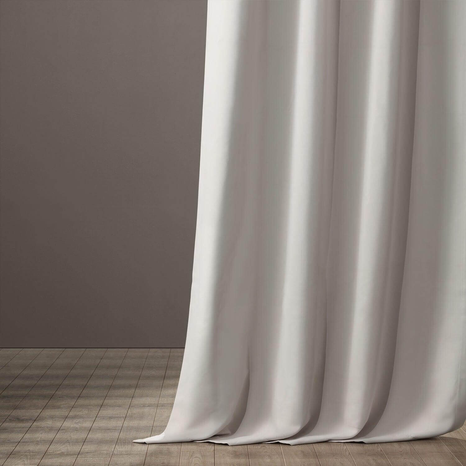 Alabaster Beige Blackout Curtains for Bedroom - Light Blocking Thermal Insulated Window Drapes for Living Room & Nursery (Set of 2 Panels)