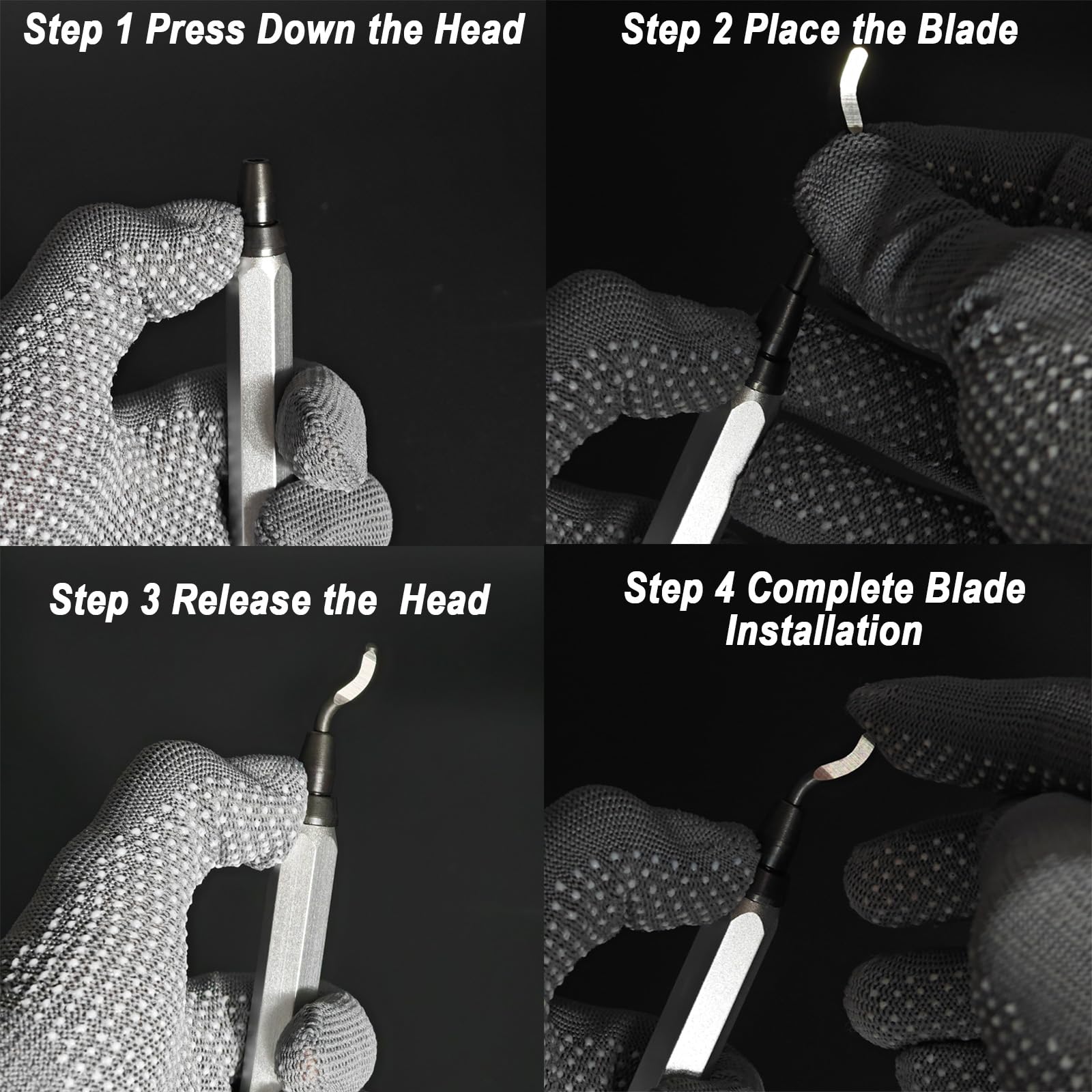 High-Speed Steel Swivel Deburring Tool - Professional Deburring Tool for Metal, PVC, Copper Pipes, Plastic & 3D Printing - Multi-Purpose Reamer for DIY, Plumbing & Industrial Use
