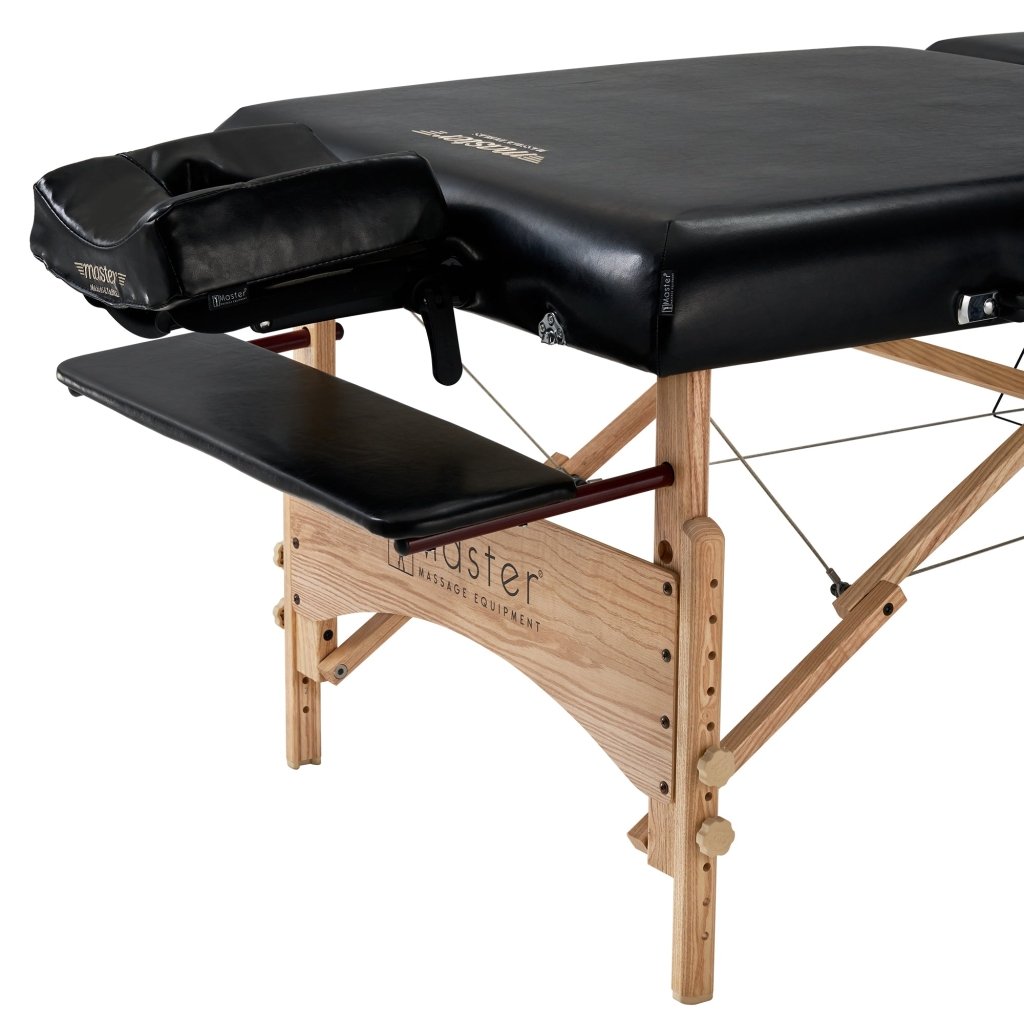32'' Gibraltar XXL Portable Massage Table with Adjustable Height & Ambient Light System - Professional Spa, Home Massage & Physical Therapy Use
