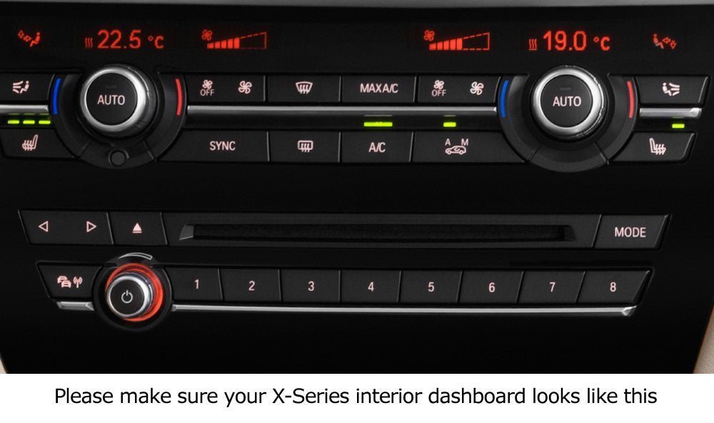 3-Piece Silver AC Climate Control & Radio Volume Knob Ring Covers for BMW 5 6 7 Series - Upgrade Interior Accessories for Enhanced Driving Comfort