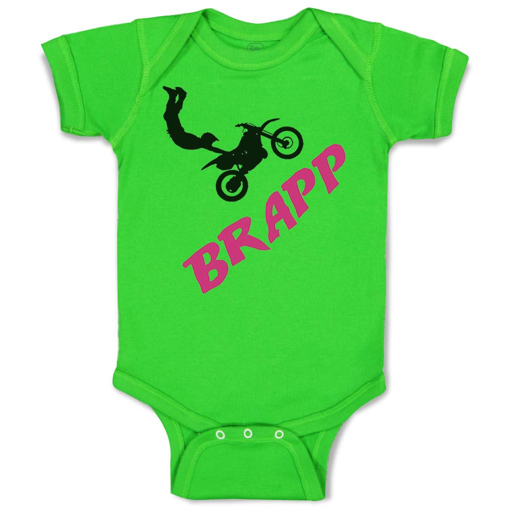 Cute Rascals Custom Baby Bodysuit - Funny Cotton Motocross Onesie for Boys & Girls | Perfect for Motorcycle Enthusiast Parents & Playtime Outfits