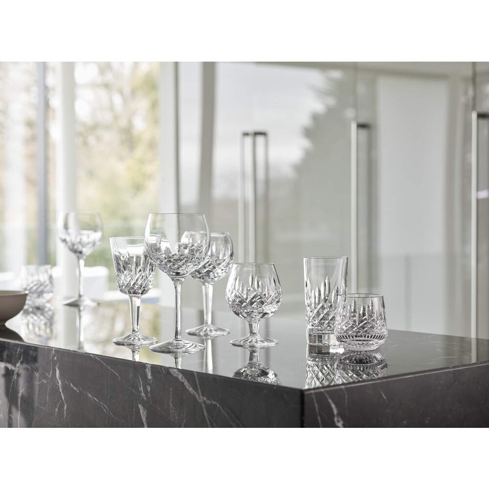 Waterford Lismore Balloon Wine Glass - Premium Crystal Wine Glass Set for Red & White Wine - Perfect for Dinner Parties, Weddings & Gift Giving