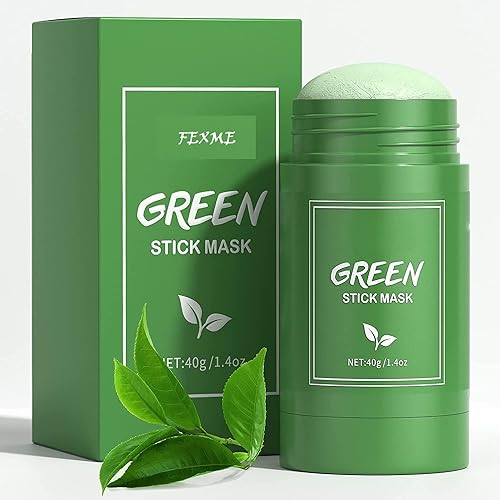 Harsh Love Green Tea Cleansing Mask Stick - Deep Pore Cleanser for Blackheads, Whiteheads & Acne | Oil Control Face Mask for Men & Women | Pack of 1 | Perfect for Daily Skincare & Spa Nights
