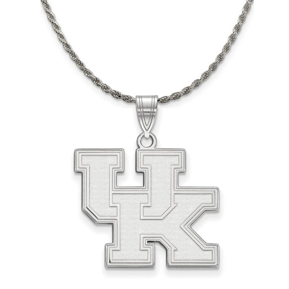Sterling Silver UK Pendant Necklace for Kentucky Fans & Gifts