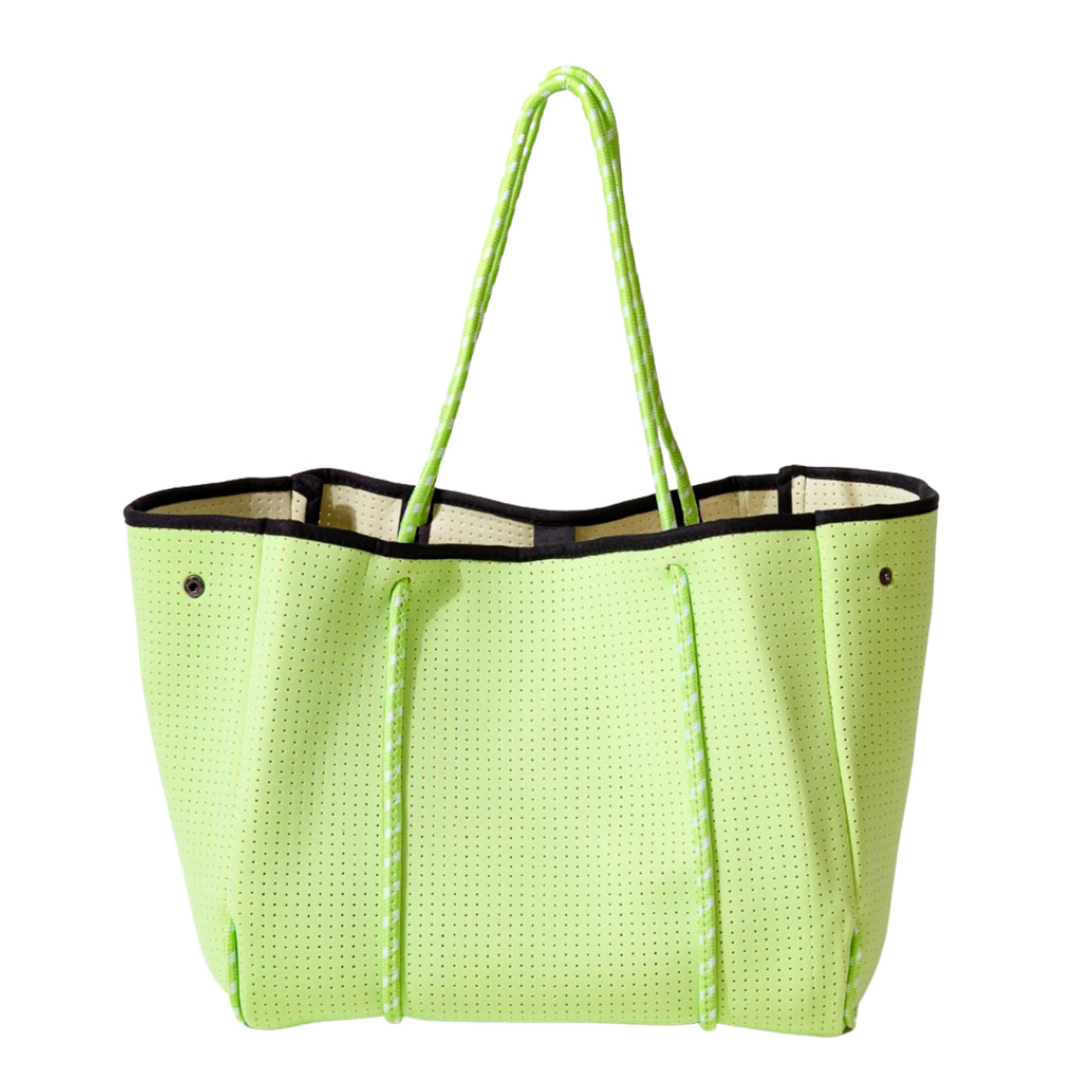 Stylish Large Neoprene Tote Bag for Women - Water-Resistant Designer Handbag with Multiple Pockets & Zipper Pouch - Perfect for Work, Travel, Beach & Everyday Use
