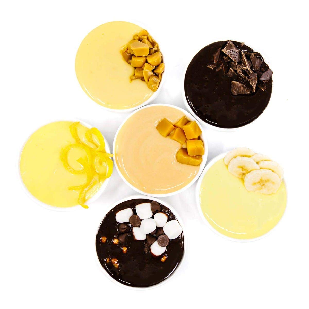 WonderSlim Protein Pudding Mix Variety Pack - 12g Protein per Serving, Gluten Free, Low Carb (7 Count) - Perfect for Keto Diet, Post-Workout Recovery & Healthy Snacking