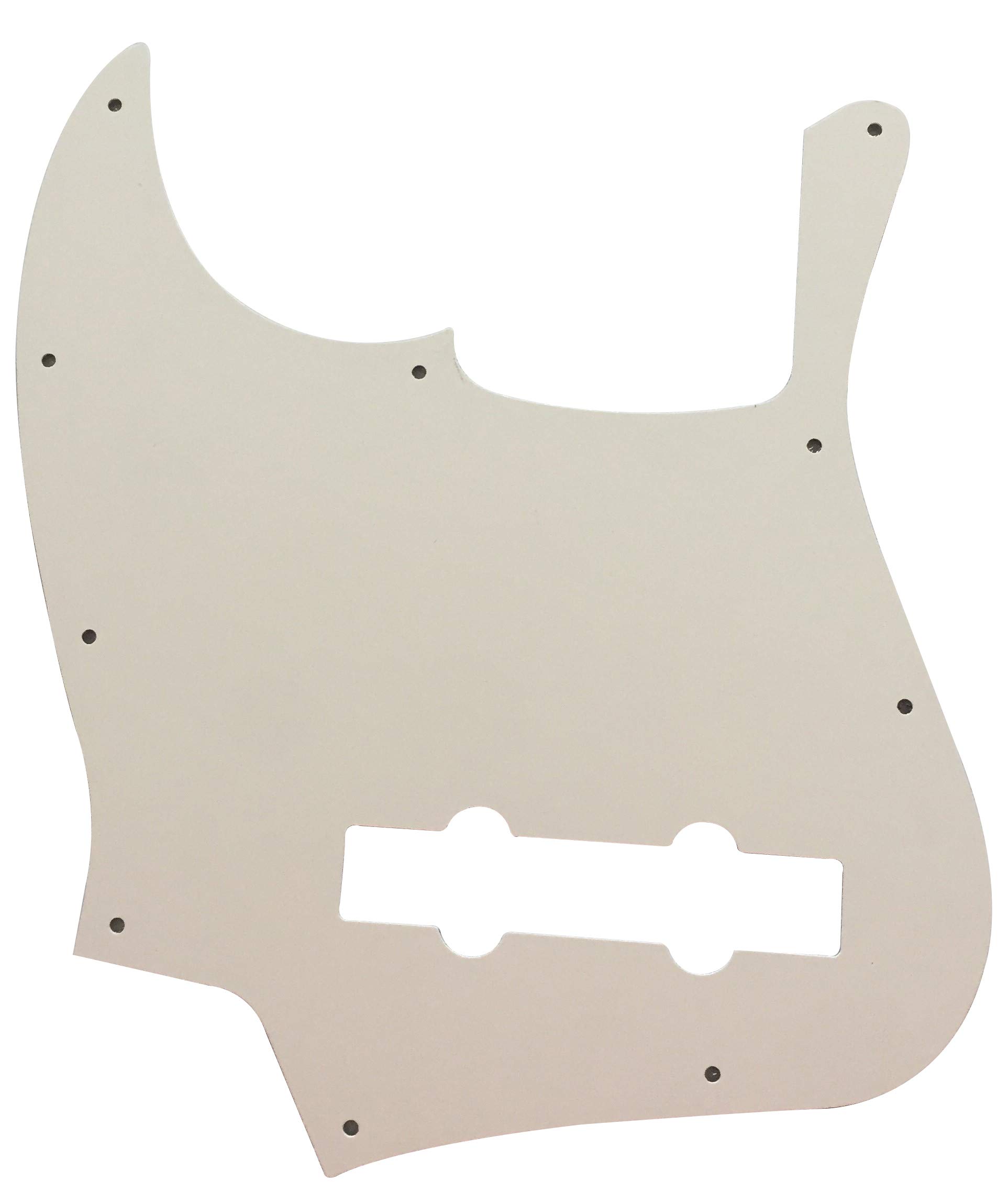 Fender Jazz Bass Guitar 5-String Pickguard - 4-Ply White Pearl Replacement Part for Enhanced Sound & Style | Perfect for Upgrades, Repairs & Custom Builds