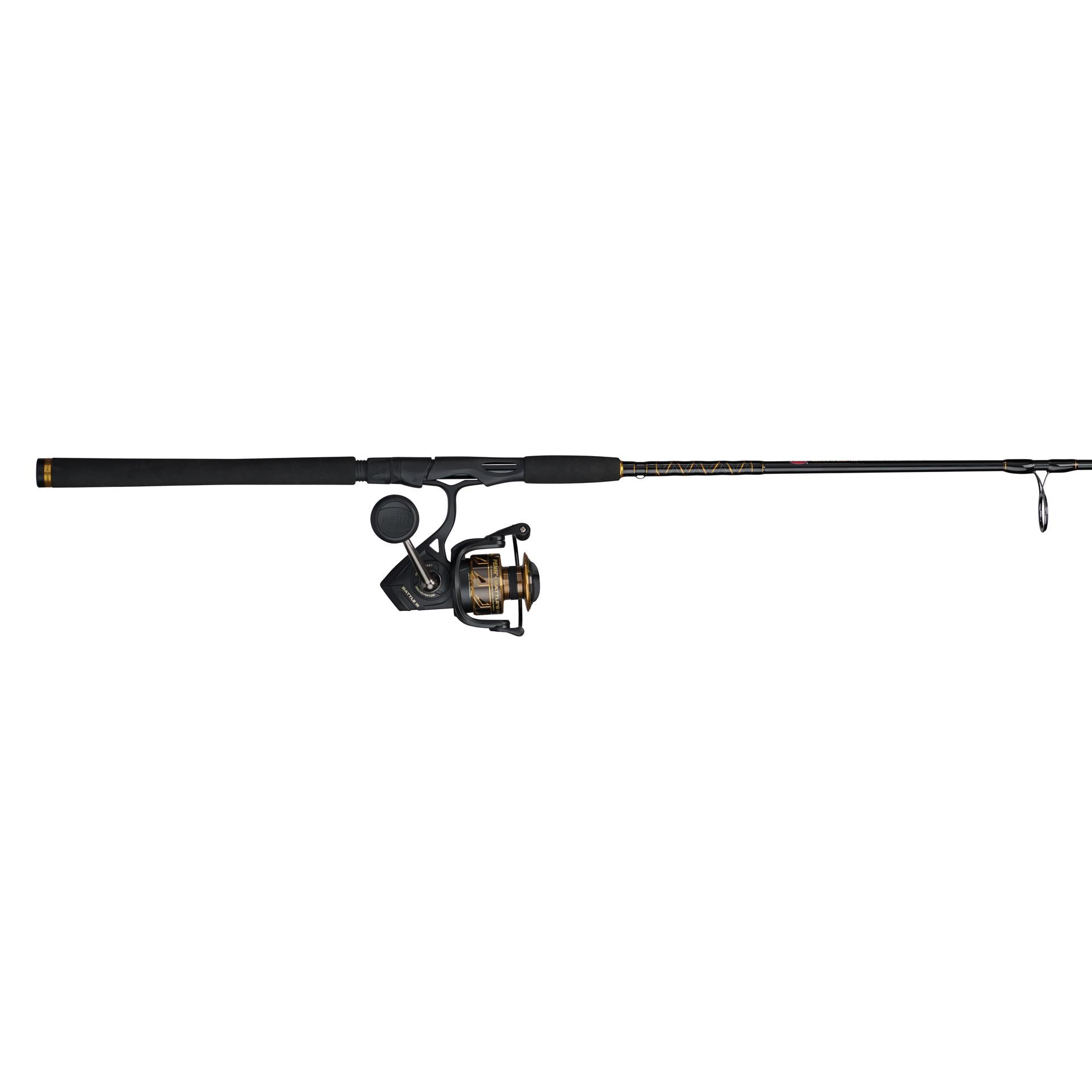 Battle® III Spinning Rod and Reel Combo - Premium Fishing Gear for Freshwater & Saltwater Anglers - Perfect for Bass, Trout, and Inshore Fishing Adventures